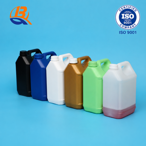 Bidon carré en plastique HDPE OEM ODM 500ml-15L, couleur et logo personnalisés, qualité alimentaire, pour huile et peinture - Product Image 3