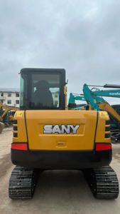 รถขุดขนาดเล็ก SANY SY55C Sany55 Sany55c มือสอง ขนาด 5 ตัน 5.5 ตัน 6 ตัน ลดราคาพิเศษ เครื่องยนต์และเกียร์มือสอง ได้รับการรับรองมาตรฐาน CE - Product Image 4