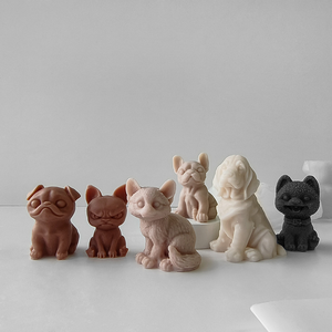 Moule en silicone pour bougie de chiot en colère Moule en plâtre pour chiot en colère - Product Image 4