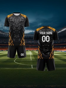 Nuevo Conjunto de Camiseta de Fútbol con Estampado de Tigre, Transpirable y que Absorbe la Humedad, para Entrenamiento y <span class=keywords><strong>Partidos</strong></span> de Club - Product Image 3