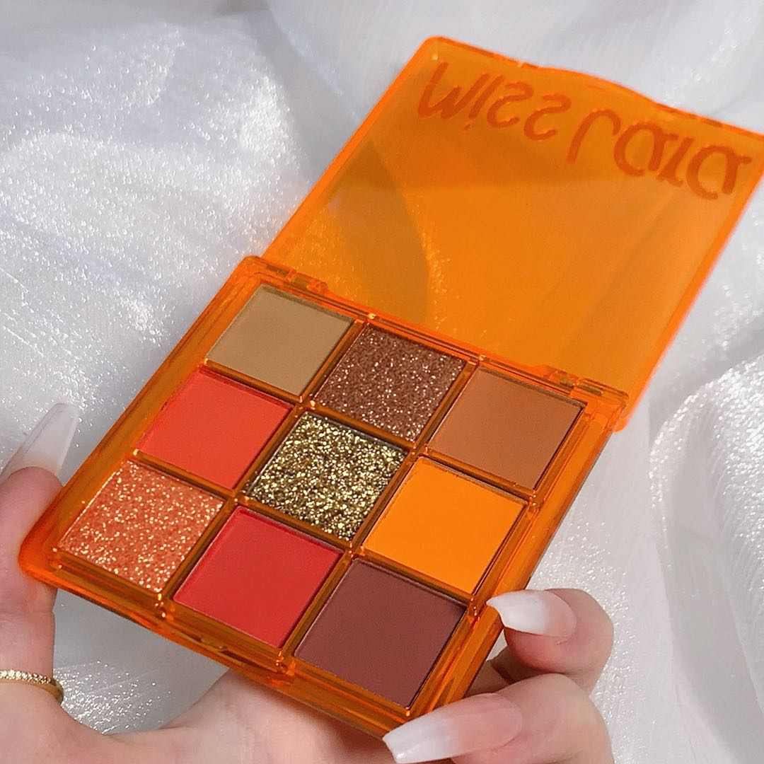 Beauty glazed — palette de fard à paupières pour femmes, produit de maquillage personnalisé, scintillant, haute performance, 9 couleurs, vente en gros