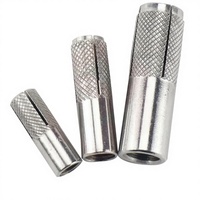 Boulons d'ancrage à expansion interne et externe moletés en acier inoxydable 304/316 haute résistance à la rouille