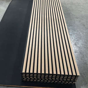 Pannelli Acustici in Legno Impiallacciato per Studio Musicale, Piastrelle 3D per Pareti, Pannelli Fonoassorbenti in MDF - Product Image 1