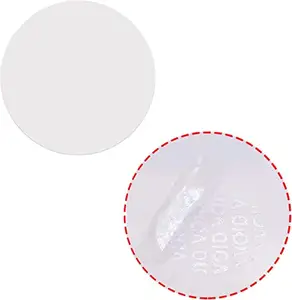 Прозрачные пустые этикетки с защитой от взлома, прозрачная герметичная упаковка, наклейки с голограммой, самоклеящиеся гарантийные аннулированные этикетки