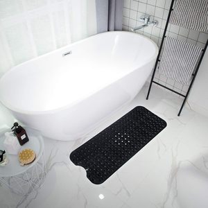 Tapis <span class=keywords><strong>de</strong></span> bain et <span class=keywords><strong>de</strong></span> <span class=keywords><strong>douche</strong></span>, tapis <span class=keywords><strong>de</strong></span> bain antidérapant lavable en machine avec trous <span class=keywords><strong>de</strong></span> drainage, ventouses pour le sol <span class=keywords><strong>de</strong></span> la salle <span class=keywords><strong>de</strong></span> bain - Product Image 3