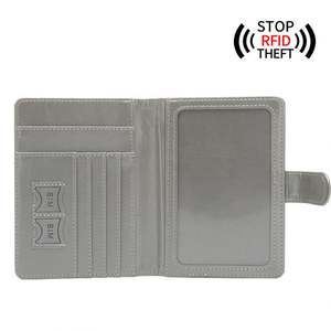 Custom Logo RFID Blocking Leather <b>Passport</b> Holder <b>Wallet</b> - Travel Card Case Accessories for Men & Women - Product Image 2