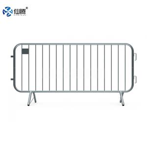 รั้วกั้นฝูงชนแบบแข็งแรงพิเศษ ชุบสังกะสี สำหรับงานคอนเสิร์ต รั้วกั้นพื้นที่ปลอดภัยสำหรับคนเดินเท้า พร้อมขาตั้งแบบติดตั้งถาวร - Product Image 2