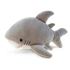 Soft Huggable Marine Gray Shark Plush Toy Plush Shark Stuffed Toy for Children Cuddle Gifts