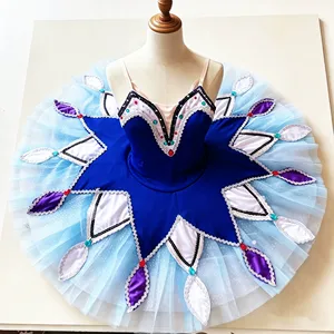 Tutu de danse professionnel <span class=keywords><strong>Coppelia</strong></span> Doll Pancake blanc Paquita pour enfant, idéal pour les compétitions et spectacles de ballet - Product Image 4