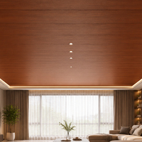 Panneau de plafond en PVC imperméable pour salon, taille personnalisée 2x4, panneau de plafond en PVC insonorisé