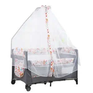New Fabric Ball Pit Eco Friendly Babi Para Perro Cribs Playpen Set Portable Baby Bed Crib