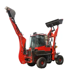 factory price backhoe 4wheel loader excavator 60-120HP tractor loader multifunction backhoe loader