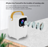 Mode 4K Portable Mini Projecteur HD LCD Écran Miroir WIFI HiFi USB bt TV Home Cinéma Android H1 Mini Projecteur Intelligent