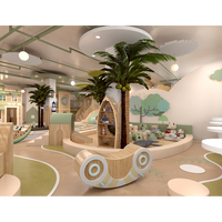 Aoleao Custom Toasty Play Cafe, aire de jeux intérieure pour enfants, jeux doux, cuisine de jeu d'imitation, coin de jeu de rôle, certifié CE TUV CPC