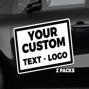 Магнитная наклейка на заказ, магнитный Автомобильный флаг, магнитный Автомобильный знак, автомобильный магнит, Пользовательский логотип