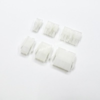 Connecteur Mini-Fit Jr. 4,2 mm 5559-2*3P 6 broches double rangée, boîtier de prise, bornes, oreilles de montage sur panneau, PA66 300V AC/DC 8A Automobile