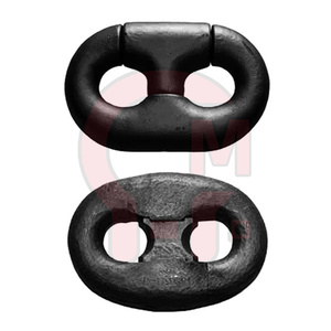 Hlm समुद्री हार्डवेयर गर्म डुबकी गैल्वेनाइज्ड केटर चेन डिचेबल किटर शेकेल समुद्री मूरिंग केटर शेकेल - Product Image 6