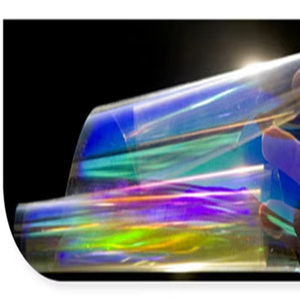 แผ่นฟิล์ม PET ปริซึม เพิ่มความสว่าง ชิ้นส่วนออปติคอลสำหรับไฟแบ็คไลท์ LCM สำหรับไฟส่องสว่างในตู้โชว์นิทรรศการ รินาเทค - Product Image 1