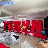Mur gonflable publicitaire en tissu Oxford durable, personnalisable avec logo pour les grandes inaugurations