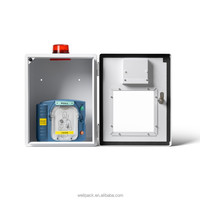 Armoire murale de rangement pour défibrillateur M2C AED compatible avec toutes les marques