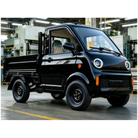 Mini-camion EEC L6e, camion benne électrique, pick-up électrique, véhicule utilitaire électrique, direction à 4 roues, batterie lithium-ion COC