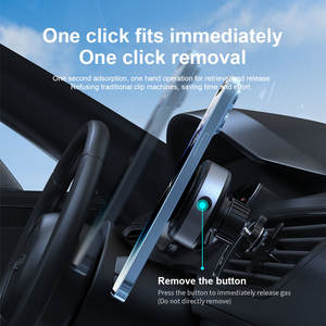 Suporte para Telefone de Carro com Ventosa de Novo Design, Carregamento Sem Fio, Produto em Alta, Montagem e Suporte de Adsorção a Vácuo - Product Image 3