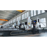 Fraiseuse à portique CNC 3 axes haute précision FANUC DSK2020 pour l'industrie plastique, broche à entraînement par courroie, cône BT40, légère, 0,018 mm