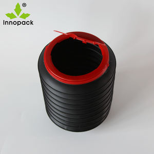 Récipients de stockage en plastique avec <span class=keywords><strong>kit</strong></span> d'autocollants Scoop Poubelle/seau/conteneurs à granulés Accessoire de gril de stockage de granulés de fumeur - Product Image 4