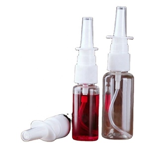 Hot Sale 5ml 10ml 20ml Empty Transparent Rhinitis Anti Allergy Pointed Tip Plastic Nasal <b>Bottle</b> with Pump Sprayer - Product Image 1