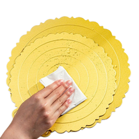 Plateau rond en carton ondulé de 4, 6, 8, 10, 12 pouces avec logo personnalisé, qualité alimentaire 12 mm, pour gâteaux