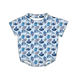 Baju Bayi Bambu Cetak Kartun ODM, Romper Bayi Pendek, Onesie Bayi Baru Lahir, Pakaian Bayi Custom, Baju Tidur Bayi - Product Image 3