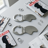 Boucles personnalisées en alliage de zinc de qualité, réglables, pour vêtements, chaussures, sacs, avec placage décoratif sans nickel.