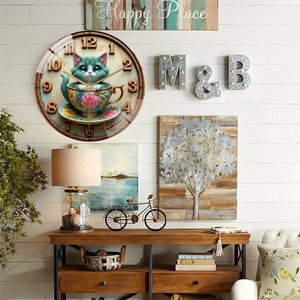 Reloj de Pared de Vidrio de 30x30cm para una <span class=keywords><strong>Fusión</strong></span> de <span class=keywords><strong>Empresas</strong></span> con Logotipos Combinados Personalizados - Product Image 5