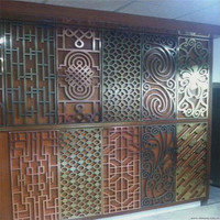 Grilles de sécurité décoratives en aluminium découpées au laser pour fenêtres, conception personnalisée pour maisons, panneaux métalliques découpés au laser