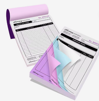 Papier autocopiant triplicat/duplicata à prix abordable, papier NCR, impression personnalisée de formulaires de factures commerciales/proformas