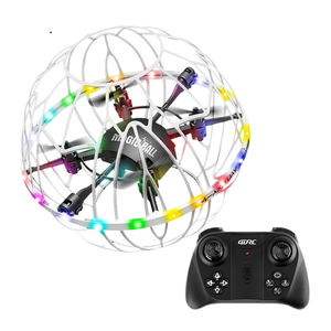 IFA V49 Gesture Controlled Soccer Aircraft Mini Drone with Vibrant <b>LED</b> Lights Altitude Hold 360 Flip One-Key Calibration Toy - Product Image 1