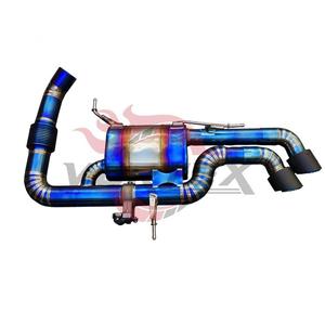 Système d'échappement léger haute performance en alliage de titane bleu brûlé Vortex F06 F12 F13 640i 650i, ajustement universel 1,2 mm, garantie 24 mois - Product Image 4