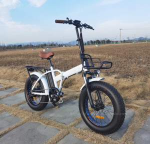 Vélo électrique pliable portable en alliage d'aluminium 20'' 250W, vélo électrique à pneus larges léger pour le transport, vente en gros - Product Image 5