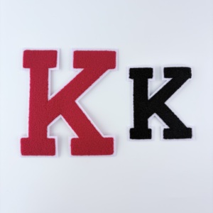 6.5'' Large <b>Letters</b> Chenille Embroidered <b>Iron</b> <b>on</b> Patch Applique Diy Name Badge Alphabet Patches <b>for</b> Kid <b>Clothing</b> Bag Accessories - Product Image 1