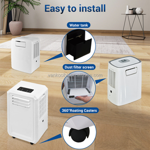 Climatiseur mobile sans conduit HVAC 2000 BTU, climatisation portable sans tuyau d'évacuation, climatiseur portable sans conduit - Product Image 4
