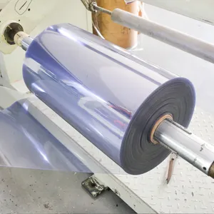 Factory Supplier Transparent Clear PVC Film Sheet Rigid PVC Vacuum Film Roll For Thermoforming