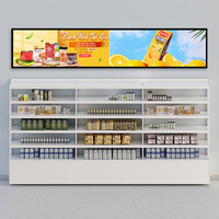 HUSHIDA 34 "35.4" 36.2 "37.6" signalisation numérique étagères déchirées barre écran Lcd moniteur d'affichage étiré