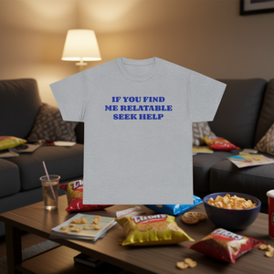 Maglietta 'Seek Help Unhinged' - Divertente, Ironica, Sarcasmica - Idea Regalo Scherzo - Product Image 3