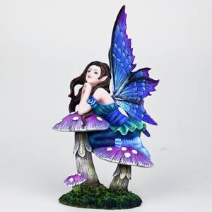 Statua di Angelo a Grandezza Naturale in Resina, Scultura di Fata da Giardino, Ornamenti Artistici per Esterni - Product Image 2