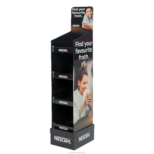 Tùy chỉnh Snack tông hiển thị đứng bánh mì sóng sàn hiển thị Kệ khoai tây chiên Biscuit bán lẻ carton hiển thị hộp - Product Image 5