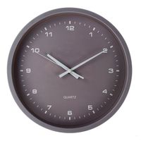 Jam Dinding Analog Kuarsa Plastik Kustom dengan Jarum Penunjuk, Modern, Dekoratif, Bertenaga Baterai, Dilengkapi Alarm dan Stasiun Cuaca untuk Ruang Tamu