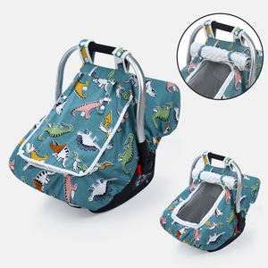 ที่นั่งในรถสำหรับเด็กทารกผ้าฝ้าย & ผ้าตาข่ายระบายอากาศได้ดีที่นั่งในรถสำหรับเด็กทารกในรถเข็นรถเข็นรถเข็นเด็กสุดหรู - Product Image 3