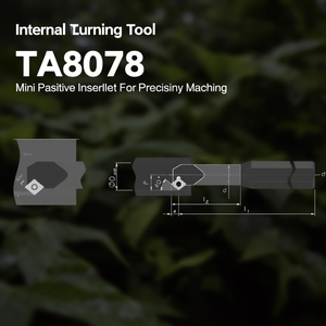 Outil de tournage interne TA8078 Mini Positive Insert pour usinage de précision - Product Image 3