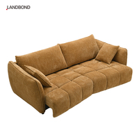 Multifunktionales Villa-Schlafsofa Modernes Stoffsofa Elektrisches Wohnzimmer-Hotelsofa Möbel Ausziehbares Schlafsofa