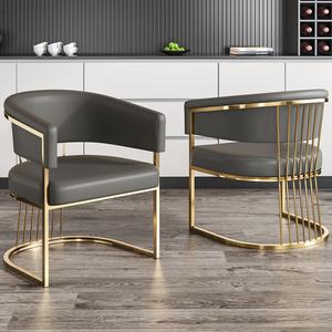 Silla de Comedor de Lujo para Hotel, Oficina de Ventas, Salón de Belleza, Recepción, Silla de Mahjong, Silla de Salón de Uñas, Silla de Maquillaje para Clientes - Product Image 3